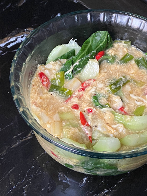 Pakcoy Kuah Telur